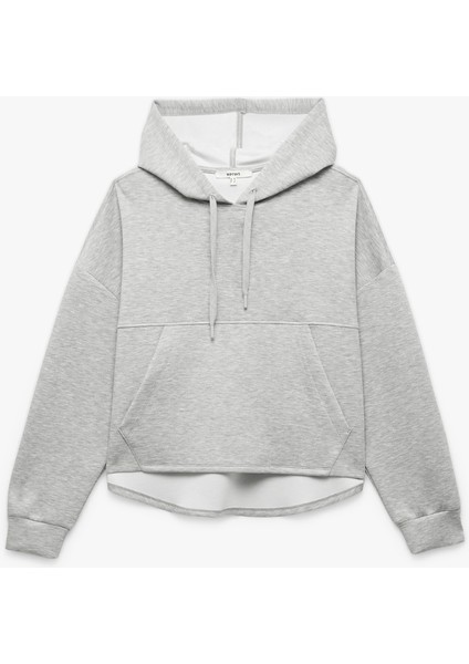 Regular Fit Kanguru Cepli Uzun Kollu Kapüşonlu Sweatshirt modelleri