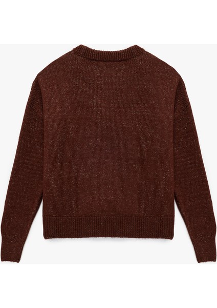 Uzun Kollu Bisiklet Yaka Asimetrik Kesim Triko Kazak indirimleri