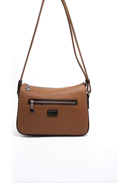 Karamel - Kahve SP818 Kadın Çapraz Çanta