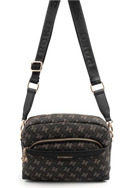 Füme - Siyah SP1201 Kadın Çapraz Çanta