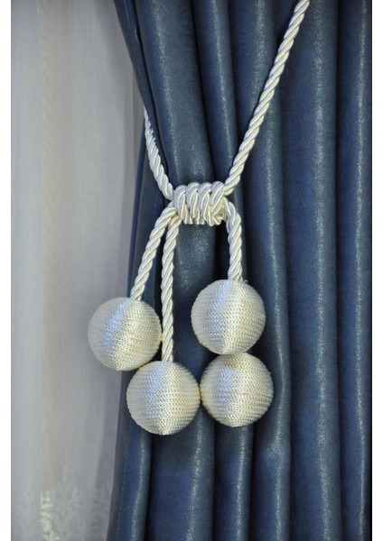 Modern Sarım 4 Toplu Braçol Kornişe Takmatik Ipli Tavan Perde Aksesuar Krem fiyatları