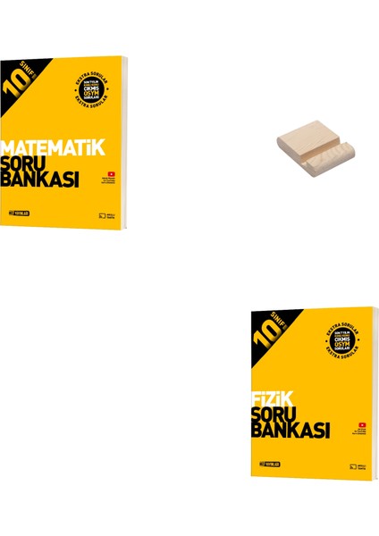 10. Sınıf Matematik ve Fizik Soru Bankası + Telefon Standı
