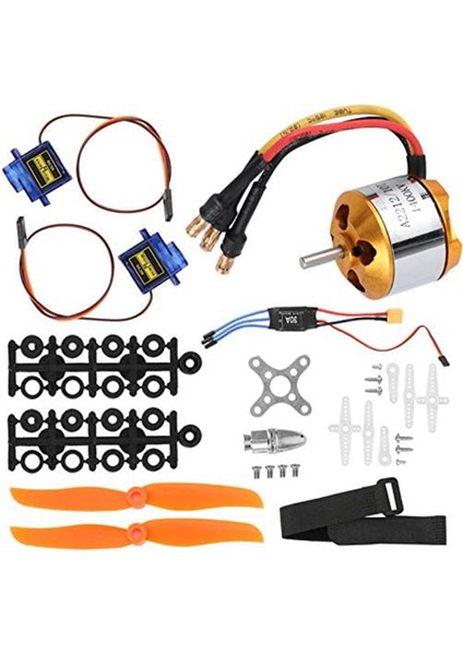 2212 1400KV MOTOR+8060 PERVANE+SG90 9g SERVO+30A XT60 Esc Rc Rc Helikopter Rc Quadcopter Helikopter (Yurt Dışından)