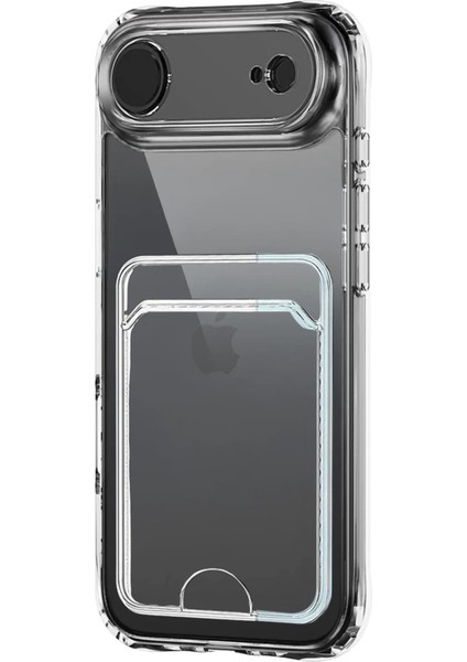 Apple iPhone 17 Air Kart Şeffaf Silikon - ŞEFFAF-(5796) - BKS8766-2661 modelleri