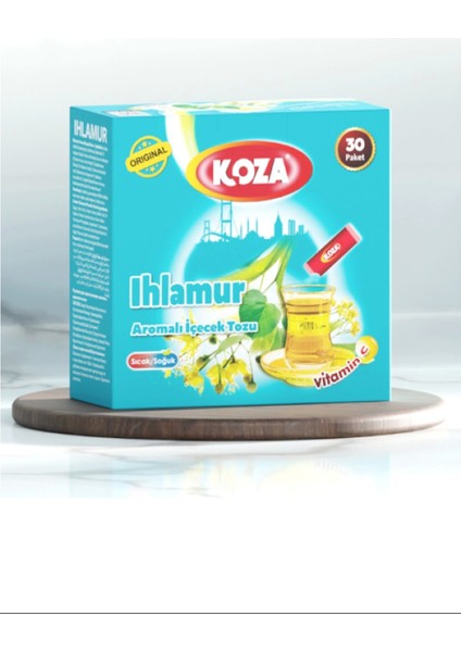 Koza Tek Içimlik Ihlamur Aromalı Toz Içecek 30'lu