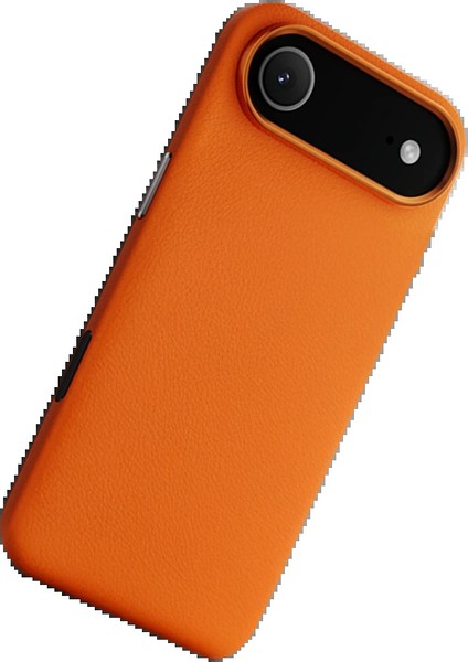 iPhone 17 Air Wonder Deri Magsafe Kapak - TURUNCU-(5796) - BKS6575-2596 fiyatları