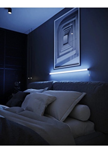 Rgb LED Oda Aydınlatma Sistemi 120 cm Duvar Modeli Full Rgb Çok Özellik Full Renk LED Rbg Lambader fiyatları