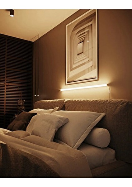 Rgb LED Oda Aydınlatma Sistemi 120 cm Duvar Modeli Full Rgb Çok Özellik Full Renk LED Rbg Lambader indirimleri