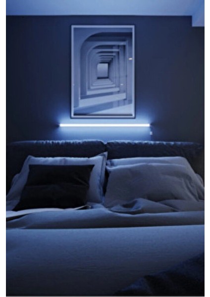 Rgb LED Oda Aydınlatma Sistemi 120 cm Duvar Modeli Full Rgb Çok Özellik Full Renk LED Rbg Lambader