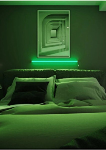 Rgb LED Oda Aydınlatma Sistemi 120 cm Duvar Modeli Full Rgb Çok Özellik Full Renk LED Rbg Lambader