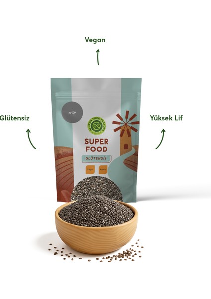 Glütensiz Chia 1 kg fiyatları