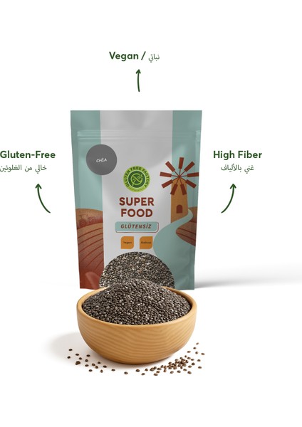 Glütensiz Chia 1 kg modelleri