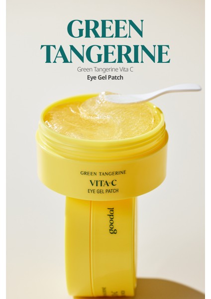 Tangerine Vita C Eye Gel Patch - Yeşil Mandalina Özlü Aydınlatıcı Göz Altı Maskesi