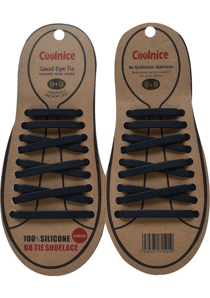 Silikon Bağlanmayan Esnek ve Dayanıklı Bağcık Seti – Yetişkin Unisex Spor Ayakkabılar için Kolay Kullanım, 1 Set fırsatları