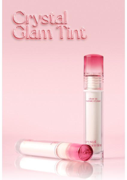 Yapışkanlık Hissi Vermeyen Yoğun Işıltılı Tint CLIO Crystal Glam Tint (08 Gentle Cinnamon)