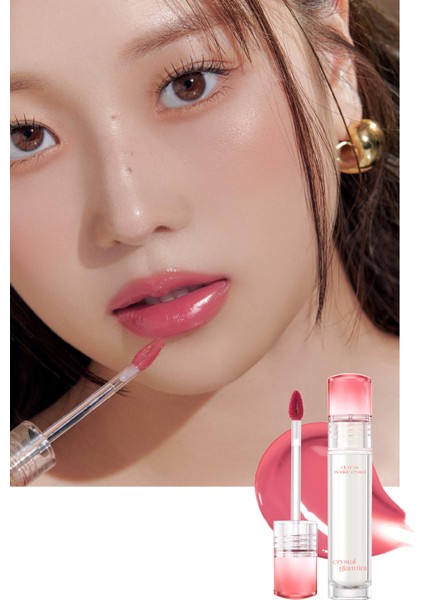 Yapışkanlık Hissi Vermeyen Yoğun Işıltılı Tint CLIO Crystal Glam Tint (06 Daily Mauve)