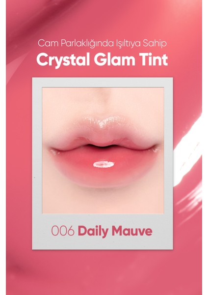 Yapışkanlık Hissi Vermeyen Yoğun Işıltılı Tint CLIO Crystal Glam Tint (06 Daily Mauve) fiyatları