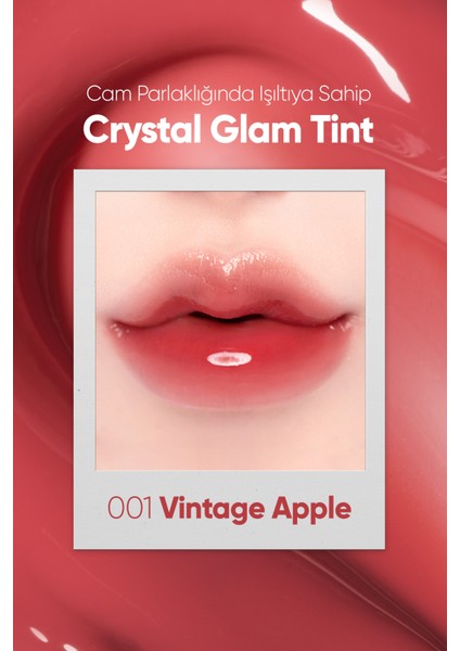 Likit Dudak Tint 01 Kırmızı Vintage Apple Parlak Bitişli Nemlendirici Yapışkanlık Yapmaz fiyatları