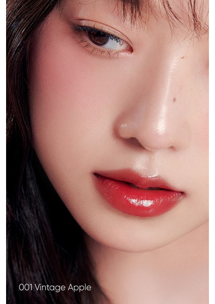 Likit Dudak Tint 01 Kırmızı Vintage Apple Parlak Bitişli Nemlendirici Yapışkanlık Yapmaz