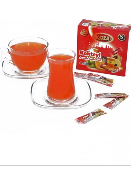 Koza Tek Içimlik Kokteyl Aromalı Toz Içecek 50'li fiyatları