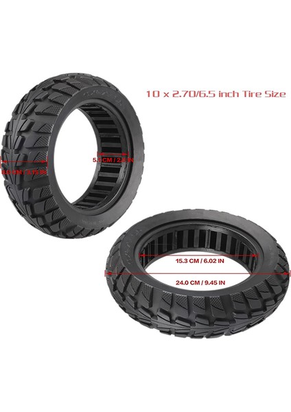 Katı Lastik 10 Inç, 10X2.70-6.5 Katı Lastik Scooter Tubeless Ponkt-Poncture-Proto Lastik, Kugoo Için Patlamaya Koşullu Katı Lastikler (Yurt Dışından) indirimleri