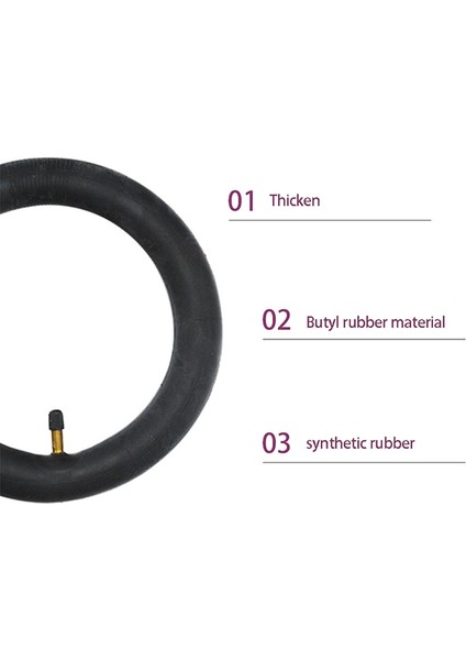 Xiaomi Için 2x Elektrikli Scooter Kırak Iç Tüpler 8.5 Inç Kauçuk Ön Lastik M365 Pro 8 1/2x2 Pnömatik Lastik (Yurt Dışından) fırsatları