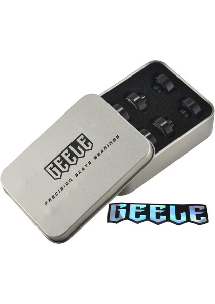 Geele Kaykay Parçaları Rulmanlar Profesyonel Çift Roller Skate Longboard Rulmanları Abec-11 Yüksek Hızlı Paten Kurulu (Yurt Dışından)