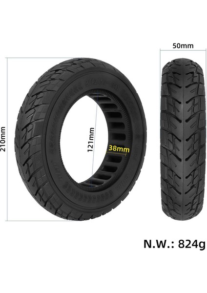 Sıfır 9 Inokım Bıçak Korumalı Kauçuk Off-Road Lastikleri Için Ulıp Elektrik Scooter Katı Lastik 8.5x2 (50-134) (Yurt Dışından) fiyatları