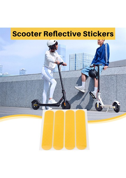 Yansıtıcı Çıkartmalar Su Geçirmez Uyarı Şeridi Gece Dokuzbot Için Yansıtıcı Çıkartmalar Maksimum G30 Elektrikli Scooter Dekorasyonu (Yurt Dışından) indirimleri