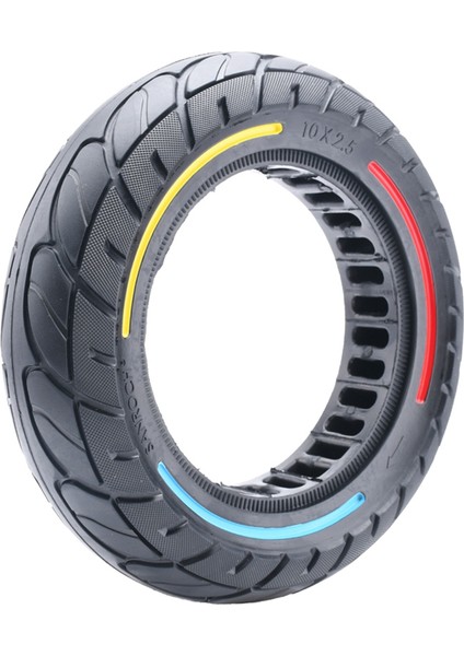 Katı Lastik 10 Inç 10X2.5 Segway Ninebot Maks Max G30 G30P G30LP Gotrax G5 G6 Elektrikli Scooter Yedek Tekerlek (Yurt Dışından)