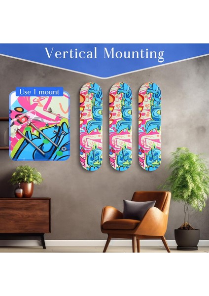 Duvar Montajı Raf Raf Yarışı Güverte Kaykay Raf Snowboard Longboard Depolama Rafı (Yurt Dışından) indirimleri