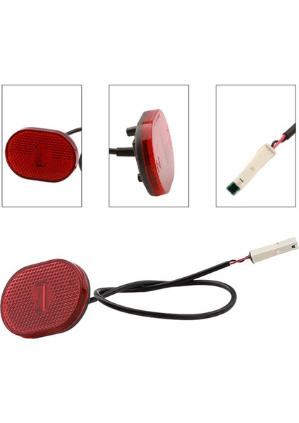 Xiaomi 4 Pro Mi4 Elektrikli Scooter Çamurluk Tail Işıkları Güvenli Lamba LED Stop Işığı Mudguard Fren Işığı (Yurt Dışından) fiyatları