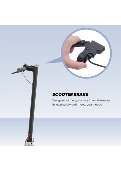 Scooter Fren Kolu Xiaomi Için Fren Kolu M365 Elektrikli Scooter Yedek Parçalar Tutamak Fren Onarım Parçaları (Yurt Dışından) fiyatları