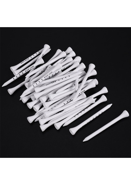 50PCS Profesyonel Golf 83MM Beyaz Golf Ahşap Tees Aksesuarları Golf Eğitim Yardımları (Yurt Dışından) fırsatları