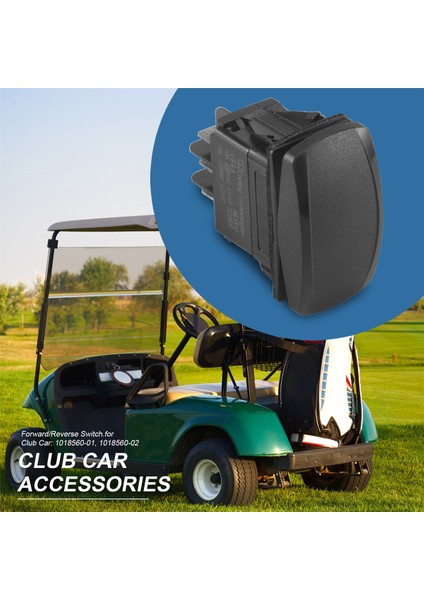 48V Ileri/ters Anahtar, Kulüp Arabası Ds ve Emsal 1996-UP Elektrikli Golf Arabası Aksesuarları Için 101856002&#39;NIN Yerini Alıyor (Yurt Dışından) indirimleri