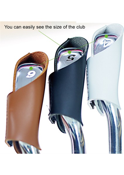 Golf Iron Club Head Cover Club Head Koruyucu Kapak Yüksek Kaliteli Kulüp Head Golf Spor Aksesuarları Putter (Yurt Dışından) indirimleri