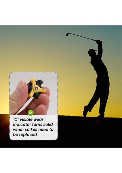 30 Adet Yumuşak Golf Ayakkabı Sivri Uçlar Metal Iplik Saplamaları Yedek Golf Spike Için Uygun (Yurt Dışından) indirimleri