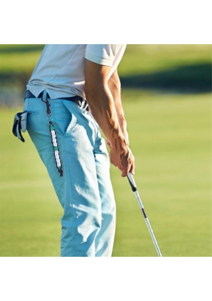 Siyah Golf Golcüsü Golf Boncuk Zincir Golcüsü Golf Puanlama Malzemelerini Taşımak Kolay (Yurt Dışından) indirimleri