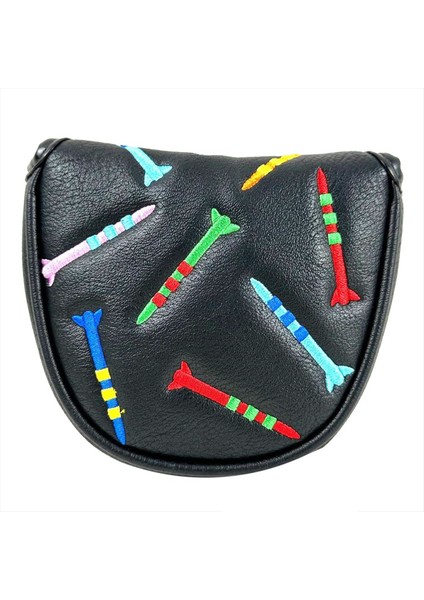 Manyetik Golf Putter Kapağı Pu Mallet Putter Kapağı Manyetik Kapanma Golf Baş Kapağı Taşınabilir Golf Putter Kapağı Siyah (Yurt Dışından)