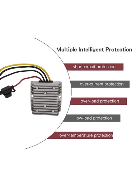 Golf Sepeti Dönüştürücü 48V 36V - 12V Dönüştürücü 12V 20A 240W Dönüştürücü Golf Sepeti Kulübü Araba Için Voltaj Regülatörü (Yurt Dışından) modelleri