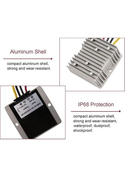 Golf Sepeti Dönüştürücü 48V 36V - 12V Dönüştürücü 12V 20A 240W Dönüştürücü Golf Sepeti Kulübü Araba Için Voltaj Regülatörü (Yurt Dışından) fırsatları