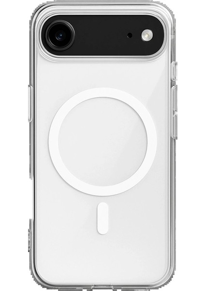 iPhone 17 Air Kılıf Magneticsafe Şeffaf Silikon - ŞEFFAF-(5796) - BKS2149-2073