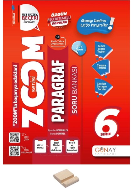 6. Sınıf Zoom Paragraf Soru Bankası + Telefon Standı