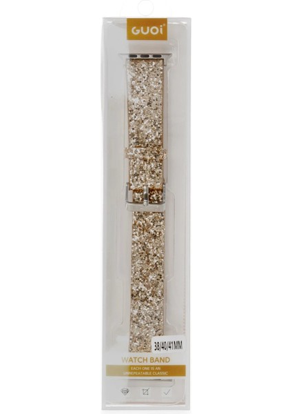 Apple Watch 42MM Starry Taşlı Kordon - GOLD-(5796) - MCT7713-3206 fiyatları