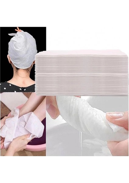 50 Adet Tek Kullanımlık Havlu Hasta Bakım Bebek Bakım Manikür Pedikür Havlusu Hediyeli fiyatları