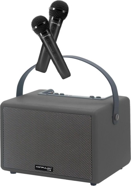 F32 2X50W Sürücülü 2 Adet Mikrofonlu Bt 5.2 Kablosuz Hoparlör - SIYAH-(5796) - MCT5767-2766 modelleri