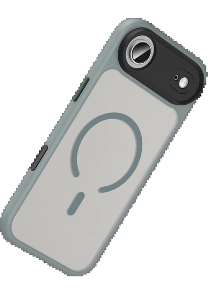 Apple iPhone 17 Air Megane Magsafe Kapak - Titan GRI-(5796) - MCT6059-3477 fırsatları