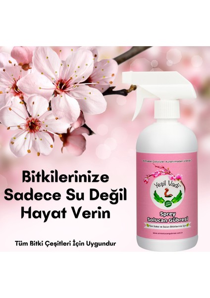 Yeşilvadi Sprey Solucan Gübresi Bitki Çoşturan 500 ML