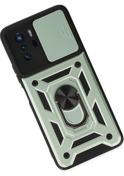 Xiaomi Poco X3 Gt Kılıf Pars Lens Yüzüklü Silikon - YEŞIL-(5796) - MCT9342-2542 modelleri