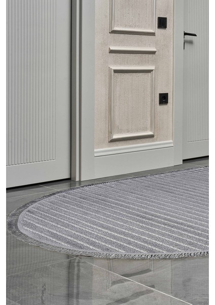 Deco Daisy 16666 Bukleli Oval Yumuşak Halı modelleri